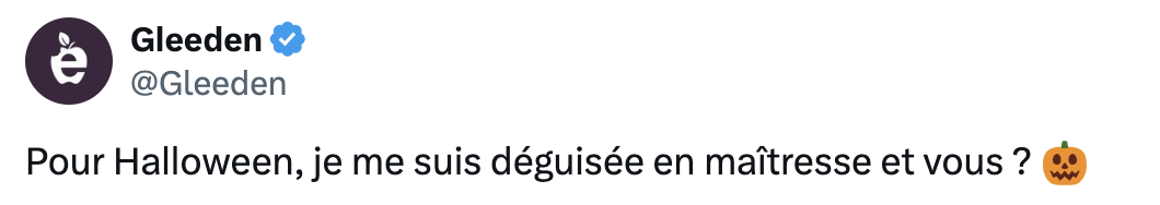 Pour Halloween, je me suis déguisée en maîtresse et vous ? 